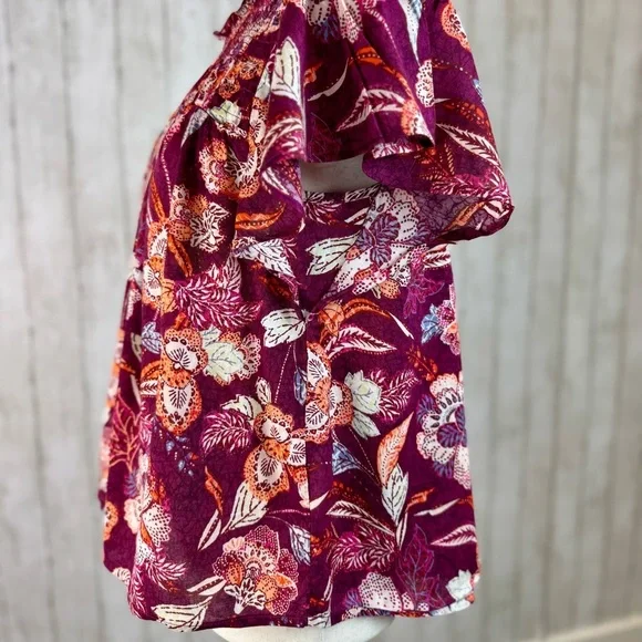 Old Navy | Floral Peasant Blouse – Size M - Picture 8 of 14